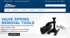 Desktop Screenshot of powerhouseproducts.com