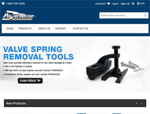 Tablet Screenshot of powerhouseproducts.com